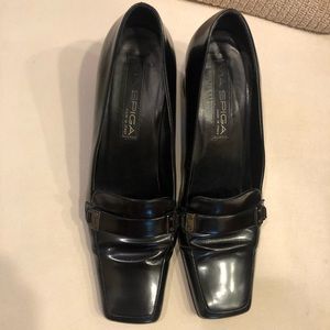 Via Spiga black leather heels. Good career look.